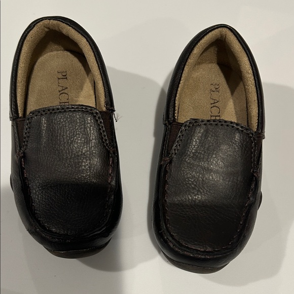Place Dark Brown Leather Kids' Loafers - Picture 1 of 4